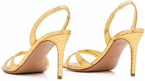 Paris Texas Sandalen 85mm Stiletto Slingback in goud