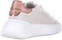 Philippe Model Nude leren sneaker met metallic details Beige Dames - Thumbnail 31