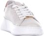 Philippe Model Nude leren sneaker met metallic details Beige Dames - Thumbnail 32