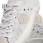 Philippe Model Gelamineerd Leren Sneakers Zilver Wit Gray Dames - Thumbnail 26