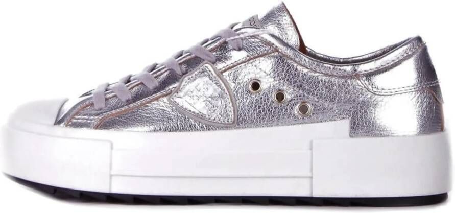 Philippe Model Low-Top Sneakers Silver in zilver