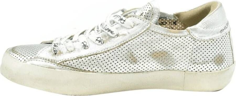 Philippe Model Low-Top Sneakers Silver in zilver