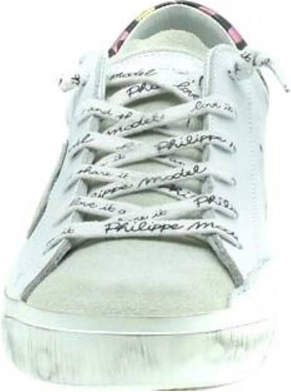 Philippe Model Low-Top Sneakers White in wit