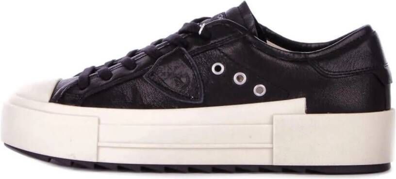 Philippe Model Sneakers Black in zwart