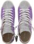 Philippe Model Glitter Paarse Tennisschoenen Vrouwen Purple Dames - Thumbnail 3