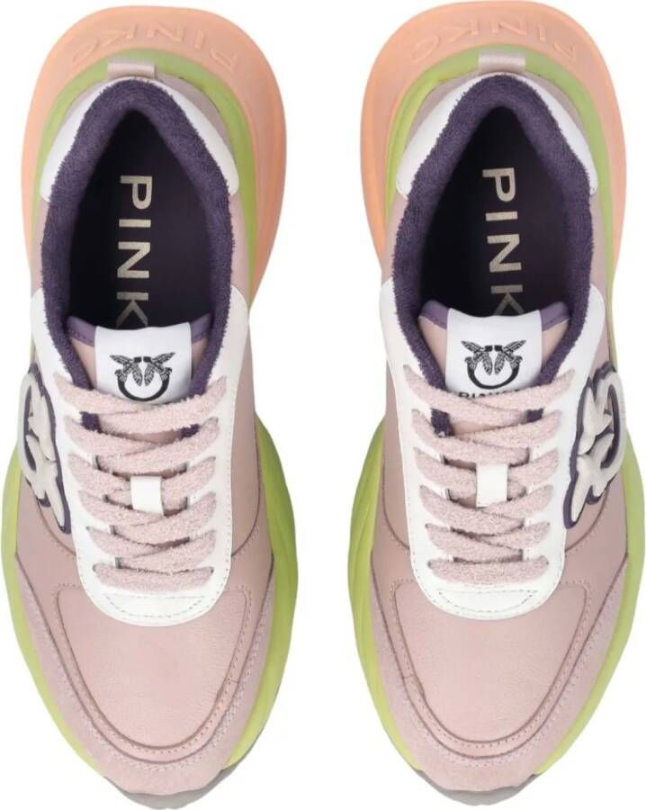 pinko Sneakers Dames Sneakers Bruin Ss0029-P052 W4E Ariel in bruin