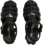 Prada Espadrilles Raffia Sandals in zwart - Thumbnail 4