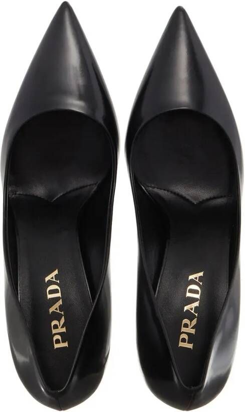 Prada Hoge hakken Pumps Med T-rem 85 Mm in zwart