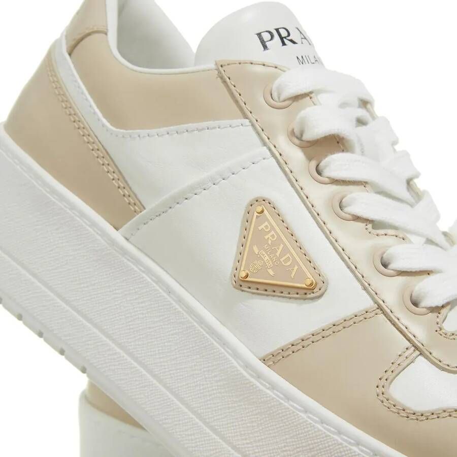 Prada Lage-top sneaker Two Tone Downtown Sneakers in beige