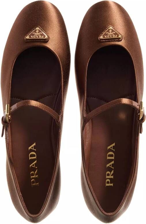 Prada Loafers & ballerina schoenen Ballerine Loafers in bruin