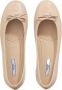 Prada Loafers & ballerina schoenen Ballerine Nappa in beige - Thumbnail 2