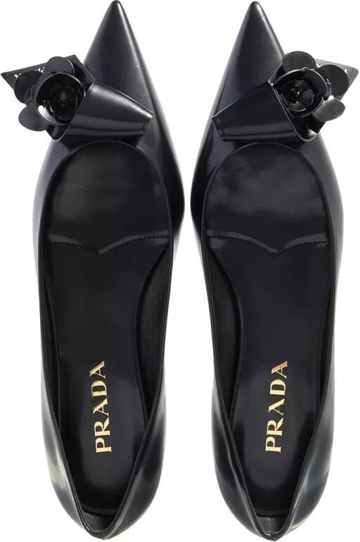 Prada Loafers & ballerina schoenen Ballerine Spazzolato in zwart