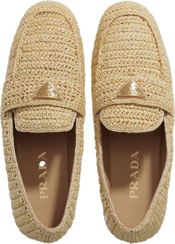 Prada Loafers Loafer Crochet in beige