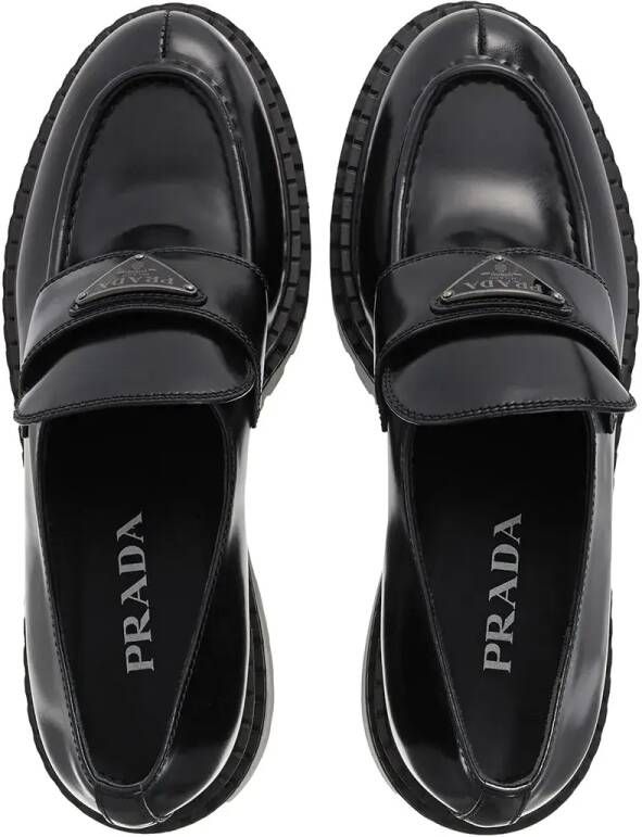 Prada Loafers & ballerina schoenen Loafers in zwart