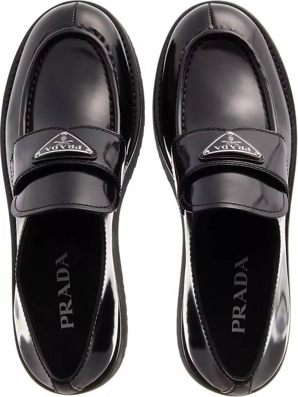 Prada Loafers & ballerina schoenen Mocassini Loafers in zwart