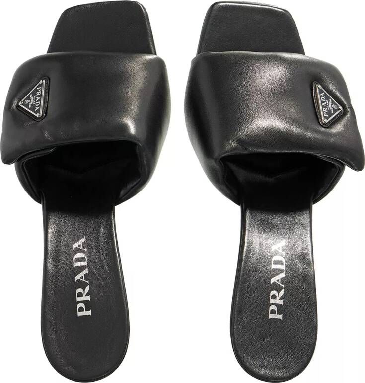 Prada Sandalen Nappa Leather Soft Sandal in zwart