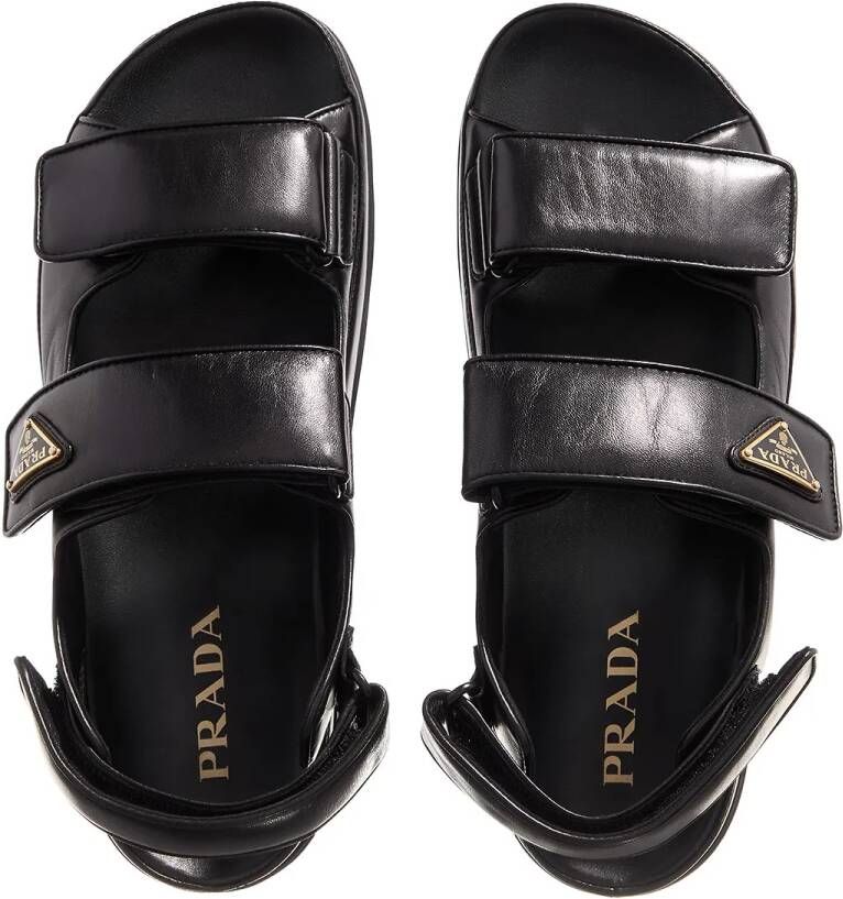 Prada Sandalen Sandali Nappa in zwart