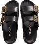 Prada Sandalen Sandali Vit Sport in zwart - Thumbnail 14