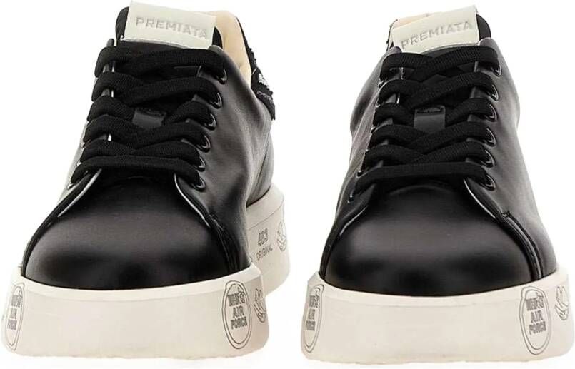 Premiata Low-Top Sneakers Black in zwart