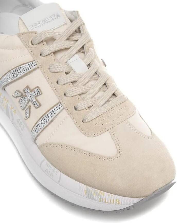 Premiata Sneakers Dames Conny Sneaker Beige in beige