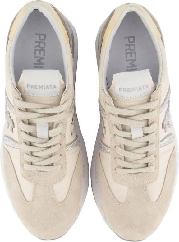 Premiata Sneakers Dames Conny Sneaker Beige in beige