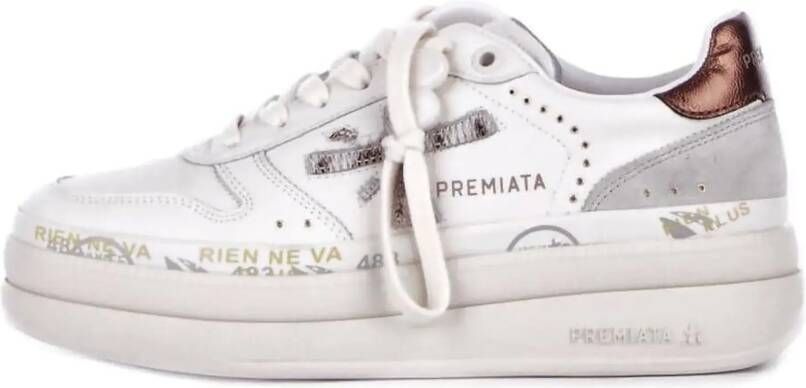 Premiata Sneakers White in wit