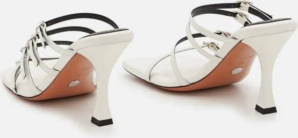 Proenza Schouler Sandalen 95mm Leather Sandals in wit