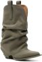 R13 Boots Low Rider Slouchy Cowbody Boots in groen - Thumbnail 2