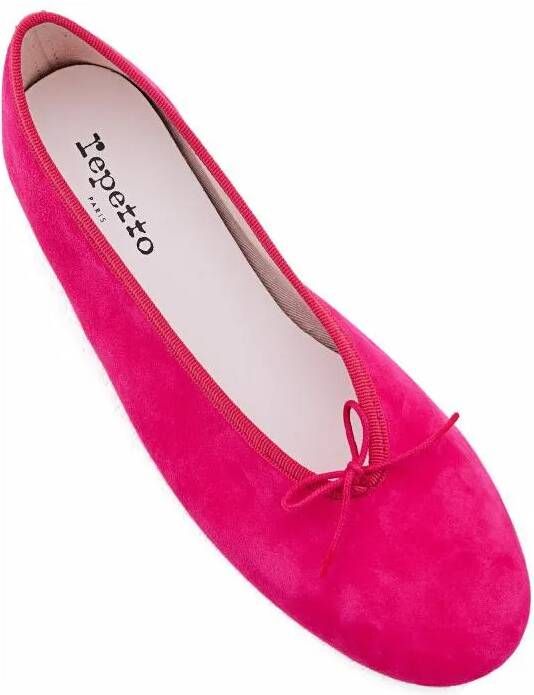 repetto Loafers & ballerina schoenen Lilouh Leather Ballerinas in roze