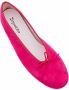 Repetto Loafers & ballerina schoenen Lilouh Leather Ballerinas in roze - Thumbnail 2