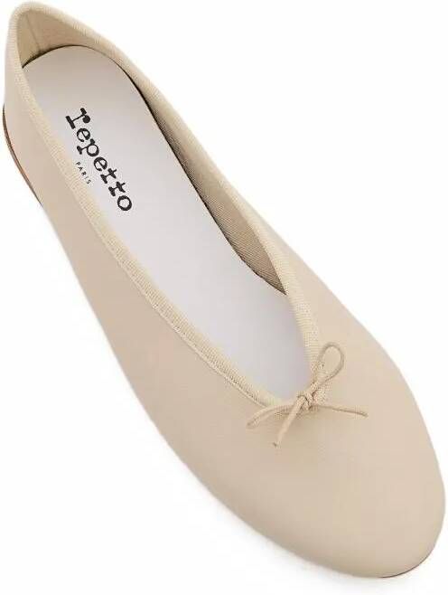 repetto Loafers & ballerina schoenen Lilouh Suede Ballerinas in crème