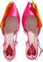 Roger Vivier Sandalen Fuchsia Satin Slingsback Virgule With Bow in oranje - Thumbnail 2