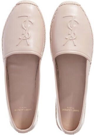 Saint Laurent Espadrilles Espadrille Monogram in poeder roze