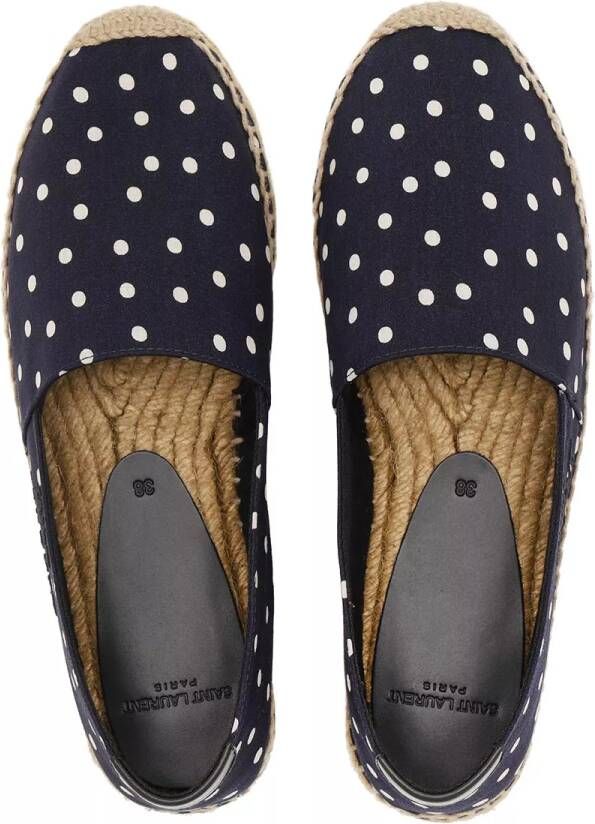 Saint Laurent Espadrilles Logo Espadrilles in blauw