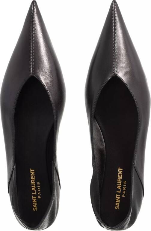 Saint Laurent Loafers & ballerina schoenen Carolyn Ballet Flats in zwart