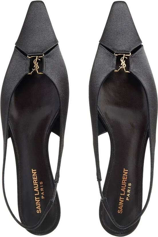 Saint Laurent Loafers & ballerina schoenen Sharon Ballet Flat in zwart