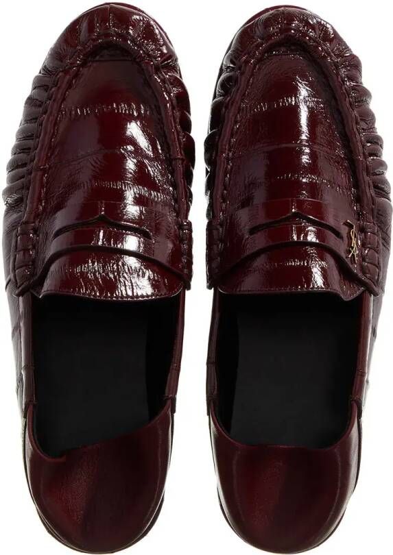 Saint Laurent Loafers Peg in rood