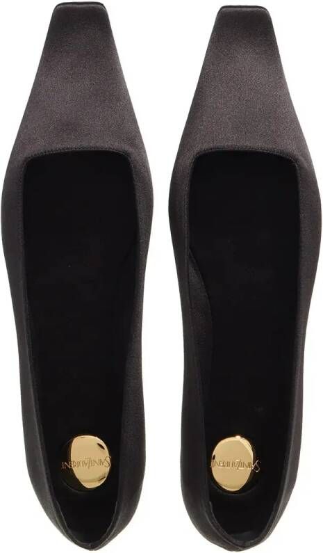 Saint Laurent Loafers Poppy Ballet Flat in zwart