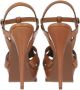 Saint Laurent Pumps & high heels Tribute 130 Plateau Sandals Leather in cognac - Thumbnail 2