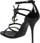 Saint Laurent Sandalen Cassandre Sandals in zwart - Thumbnail 2