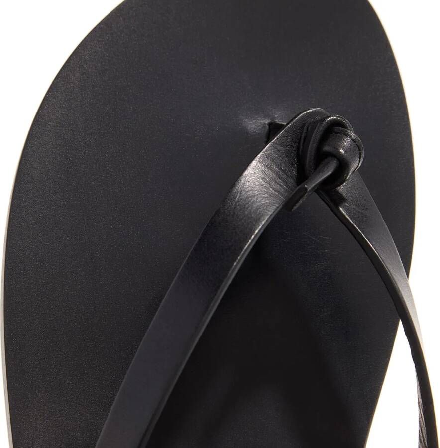 Saint Laurent Sandalen Laguna Flip Flop Sandals in zwart