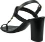 Saint Laurent Sandalen Sandalo Cassandra in zwart - Thumbnail 2