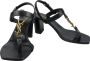 Saint Laurent Sandalen Sandalo Cassandra in zwart - Thumbnail 3