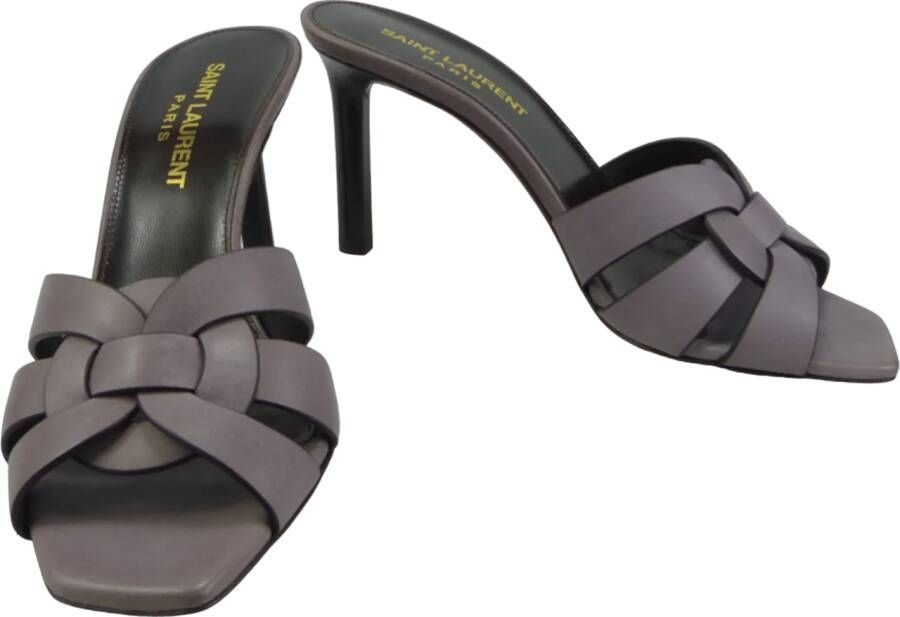 Saint Laurent Sandalen Sandalo mules viola in oranje