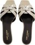 Saint Laurent Sandalen Tribute Pantoletten Sandles in crème - Thumbnail 3