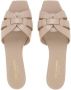 Saint Laurent Slippers & Mules Tribute Flat Mules Leather in beige - Thumbnail 2