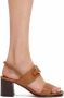 Salvatore Ferragamo Sandalen Brown Gancini Sandals in cognac - Thumbnail 3