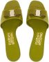 Salvatore Ferragamo Slippers & Mules Sandals Green in groen - Thumbnail 2