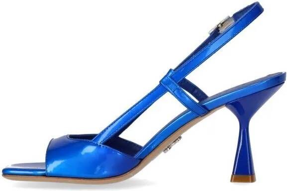 Sergio Levantesi Sandalen Ilenia Electric Blue Heeled Sandal in blauw