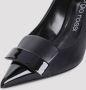 Sergio rossi Pumps & high heels Black Nappa Leather 75 Pump in zwart - Thumbnail 2